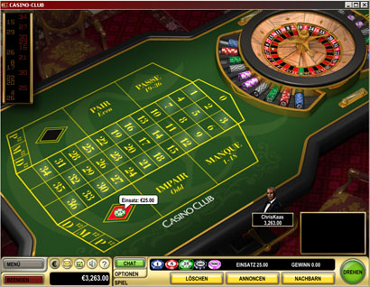 Juegos de ruleta y blackjack